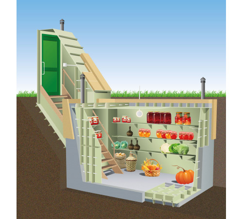 Гринлос Погреб ДТ 2000*2000*2000